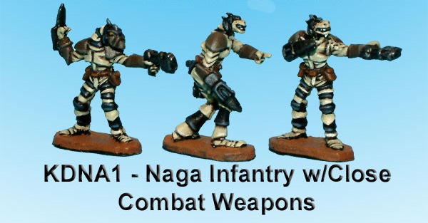 KDNA1 Naga Infantry w/Close Combat weapons (6) - Click Image to Close